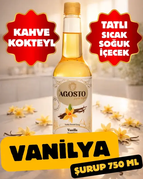 Vanilya Aromalı Kahve Şurubu 750 ml