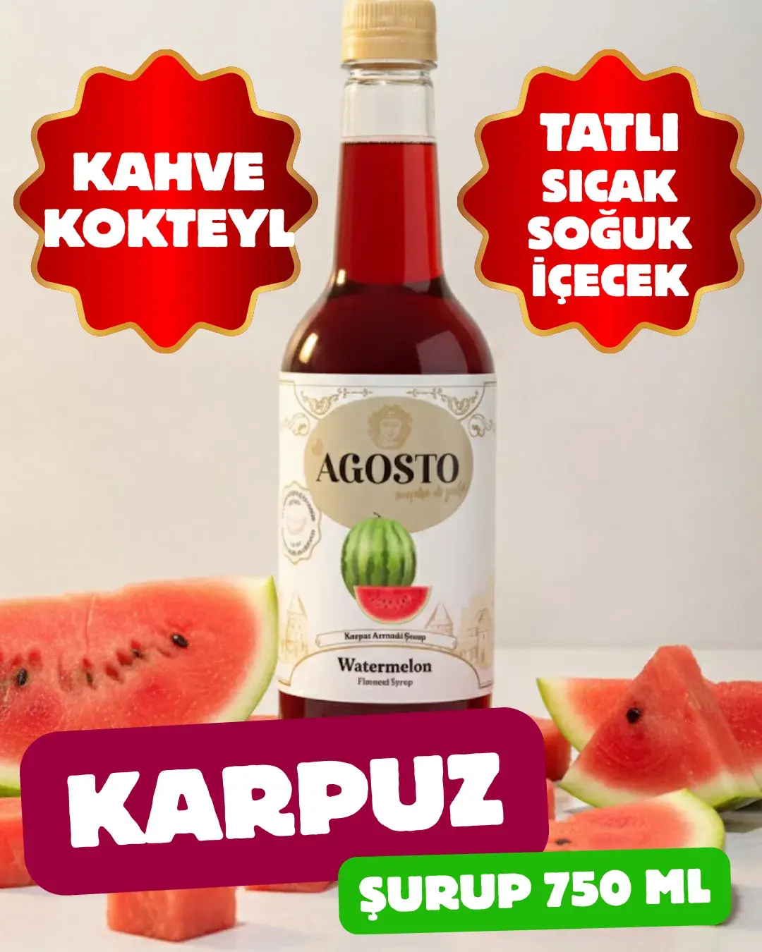 Karpuz Aromalı Şurup 750 ml