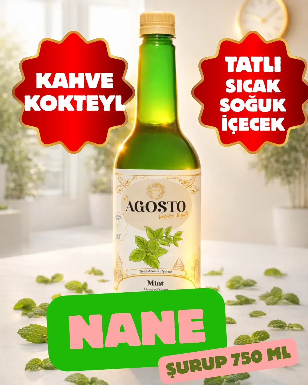 Nane Aromalı Şurup 750 ml