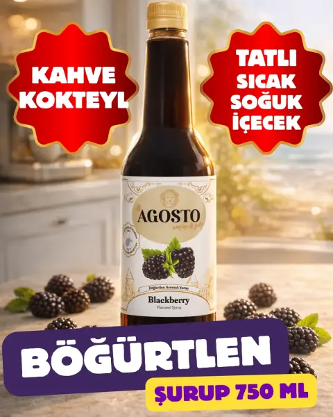 Böğürtlen Aromalı Şurup 750 ml