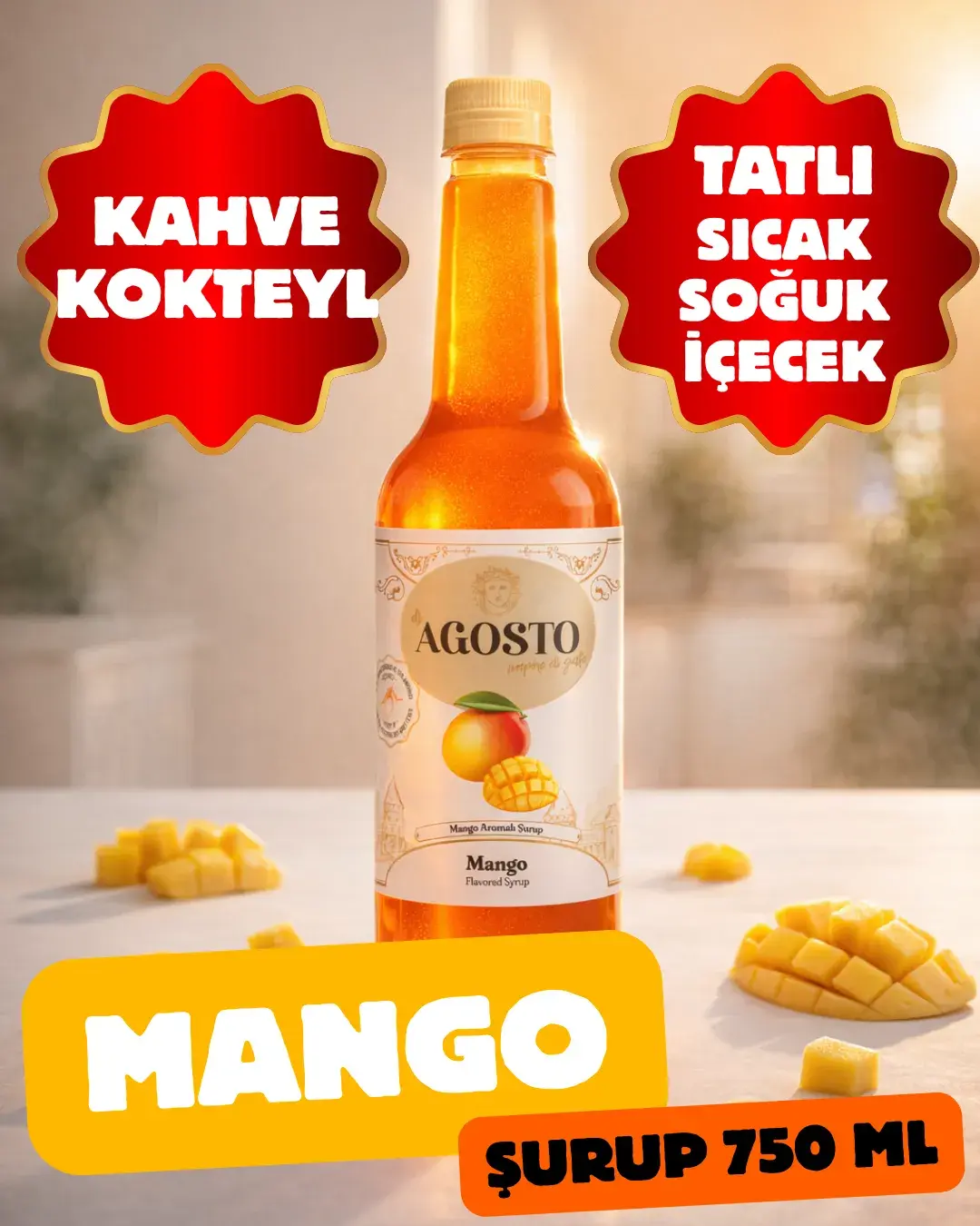 Mango Aromalı Şurup  750 ml