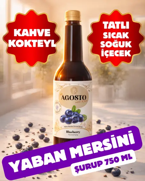 Yaban Mersini Aromalı Şurup  750 ml