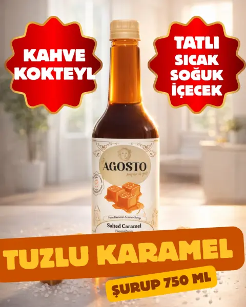 Tuzlu Karamel Aromalı Kahve Şurubu 750 ml