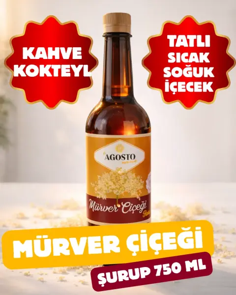 Mürver Çiçeği Aromalı Şurup 750 ml