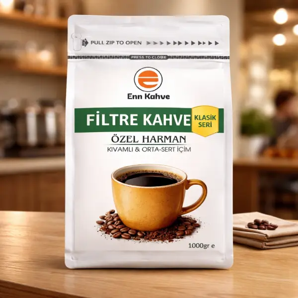 Filtre Kahve - Klasik Seri - 1000gr | Özel Harman - Kıvamlı & Orta-Sert İçim