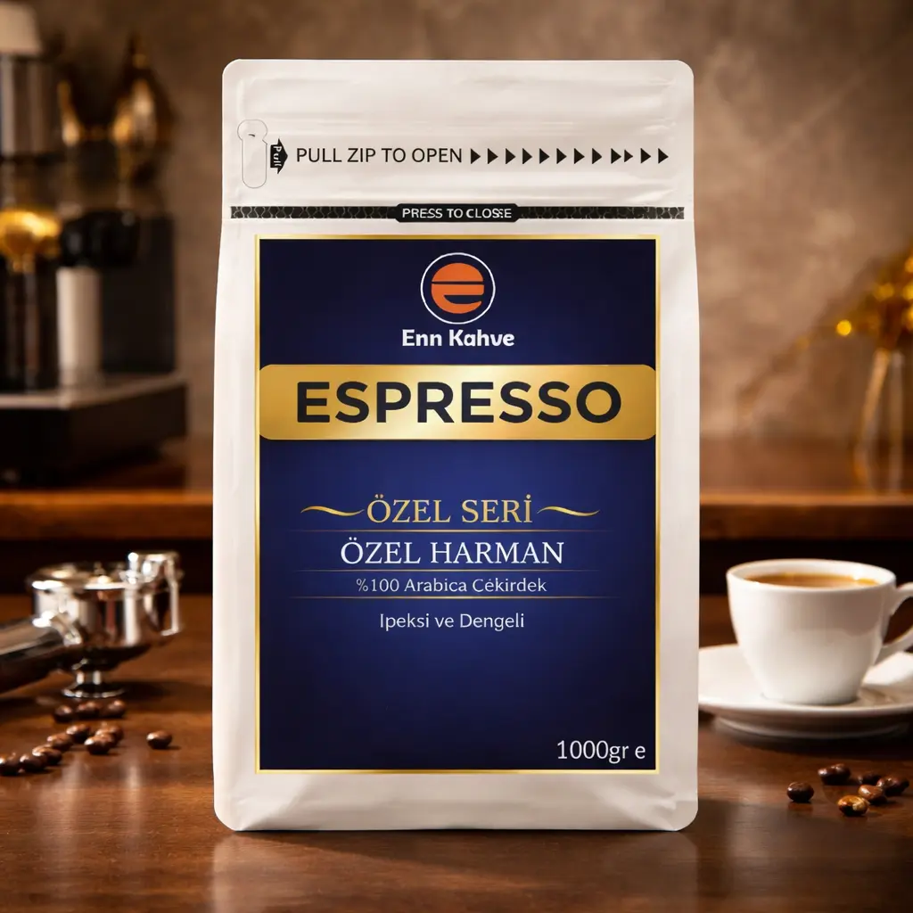 Espresso - Özel Seri - 1000gr | Özel Harman - %100 Arabica - İpeksi ve Dengeli