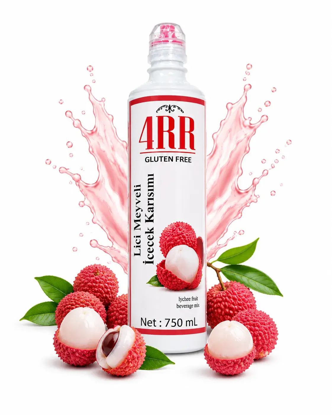 4RR | Liçi Meyveli içecek Karışımı | 750 ml