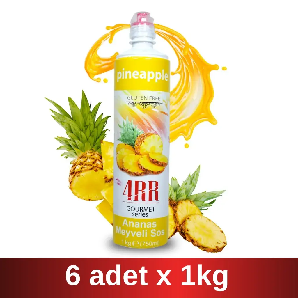 4RR | Ananas Meyveli içecek Karışımı | 750 ml x 6 Adet Koli