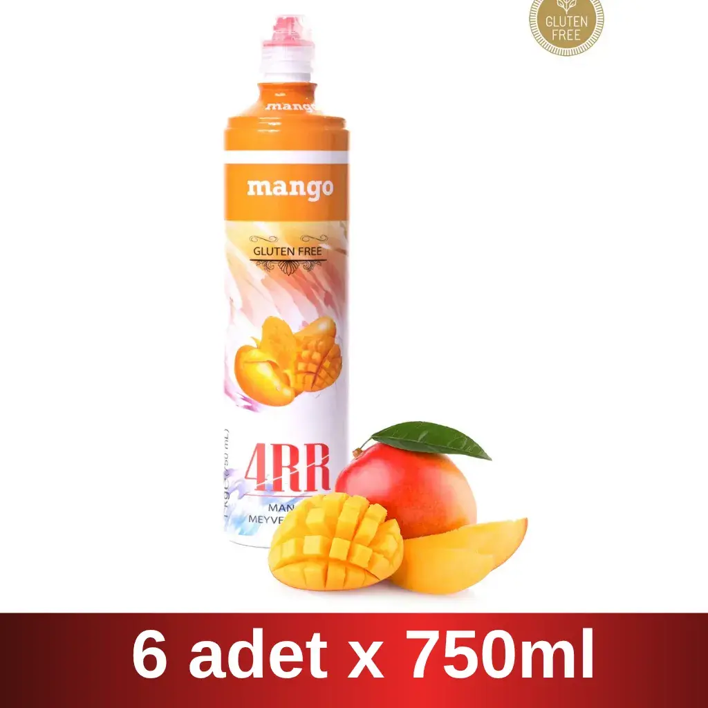 4RR | Mango Meyveli içecek Karışımı | 750 ml x 6 Adet Koli