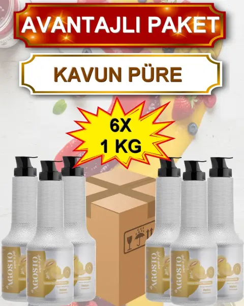 Kavun Püre&Sos - 1 kg - AVANTAJLI KOLİ - (6*1000gr)