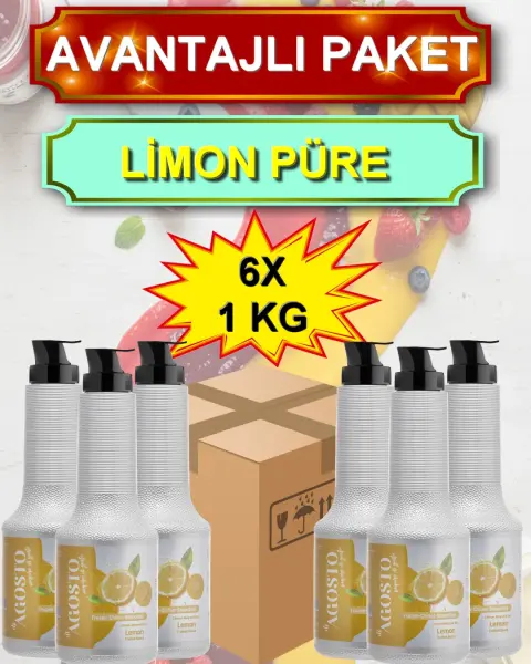 Limon Püre&Sos - 1 kg - AVANTAJLI KOLİ - (6*1000gr)