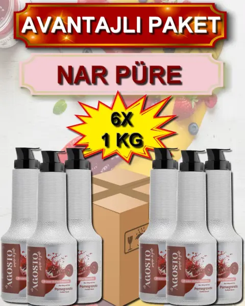 Nar Püre&Sos - 1 kg - AVANTAJLI KOLİ - (6*1000gr)