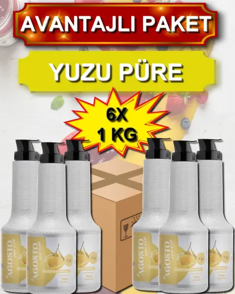 Yuzu Püre&Sos - 1 kg - AVANTAJLI KOLİ - (6*1000gr)