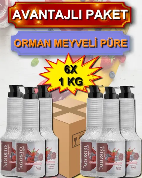 Orman Meyveli Püre&Sos - 1 kg - AVANTAJLI KOLİ - (6*1000gr)
