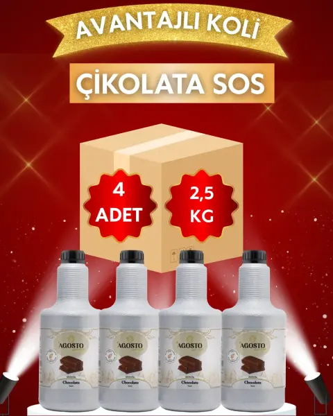 Çikolata Sos - 2,5kg - AVANTAJLI KOLİ - (4*2500gr)