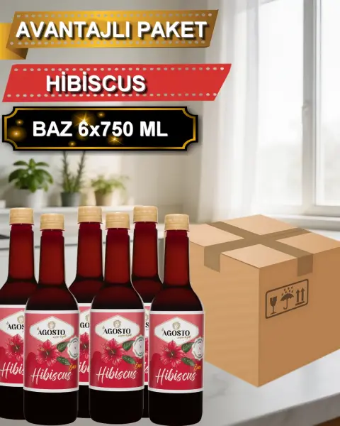 Hibiskus Bazı - 750ml - AVANTAJLI KOLİ - (6*750ml)