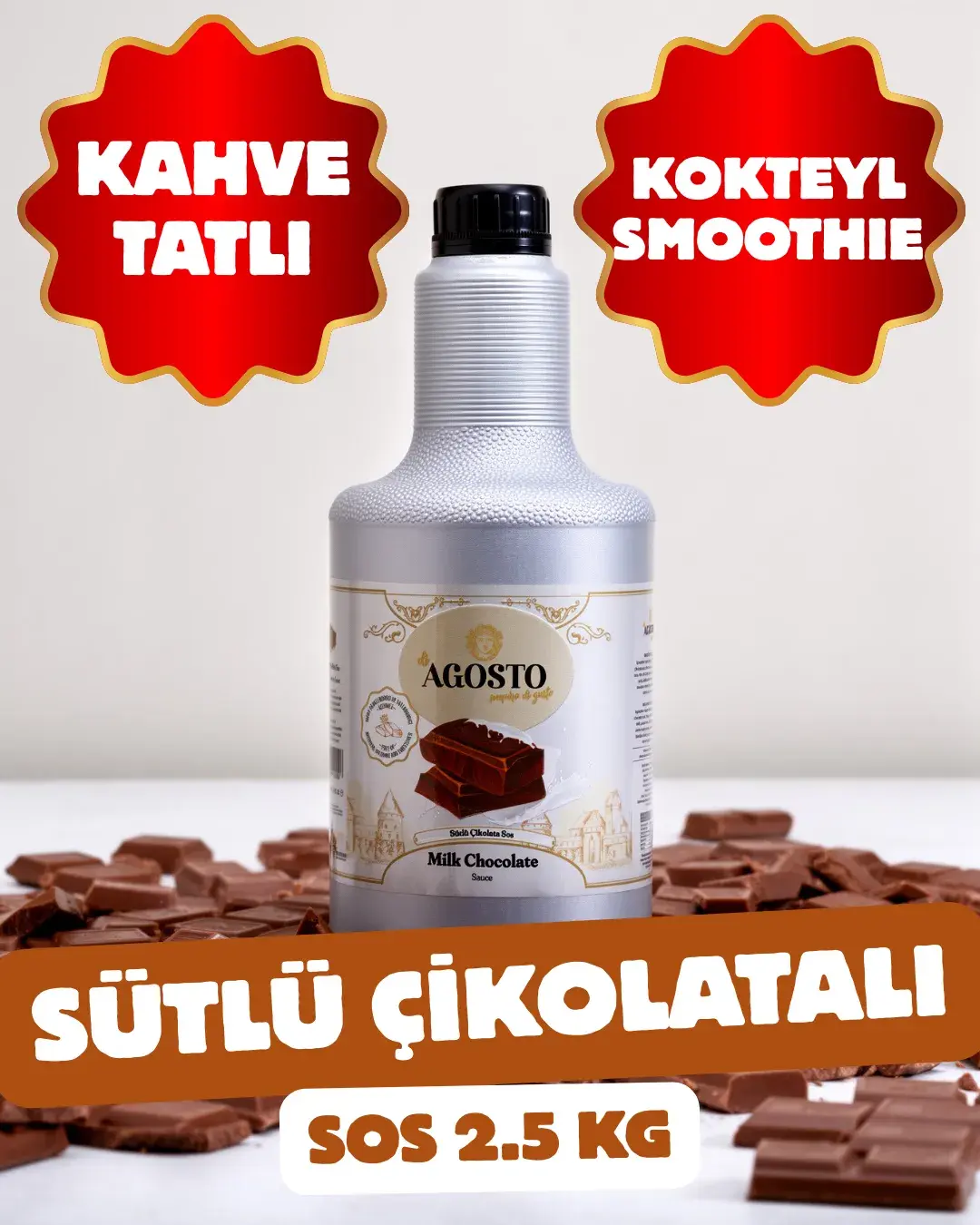 Sütlü Çikolatalı Sos - 2,5kg