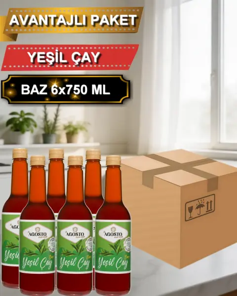 Yeşilçay Bazı - 750ml - AVANTAJLI KOLİ - (6*750ml)