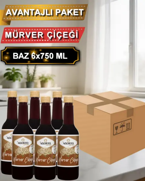 Mürver Çiçeği Bazı - 750ml - AVANTAJLI KOLİ - (6*750ml)