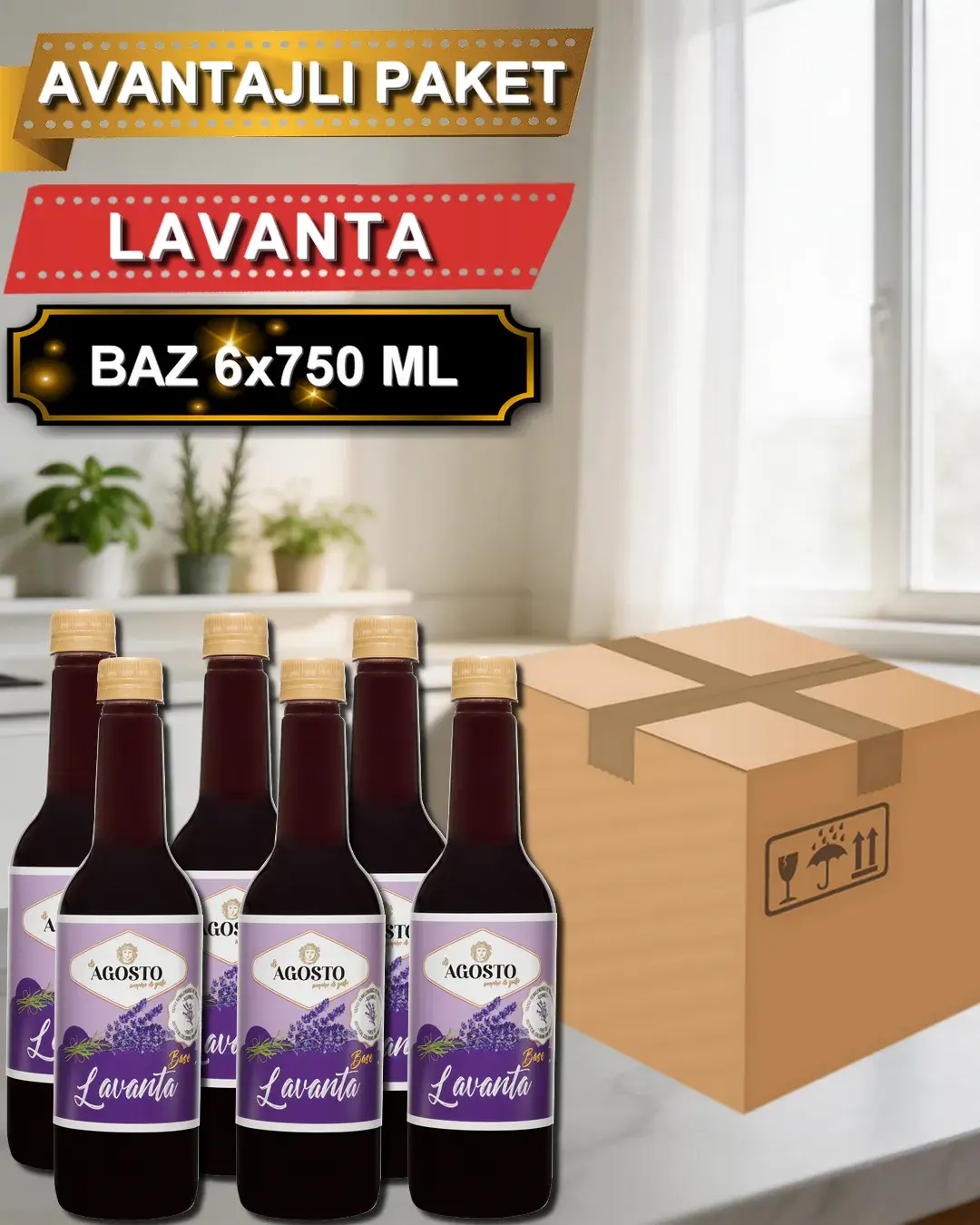 Lavanta Çiçeği Bazı - 750ml - AVANTAJLI KOLİ - (6*750ml)