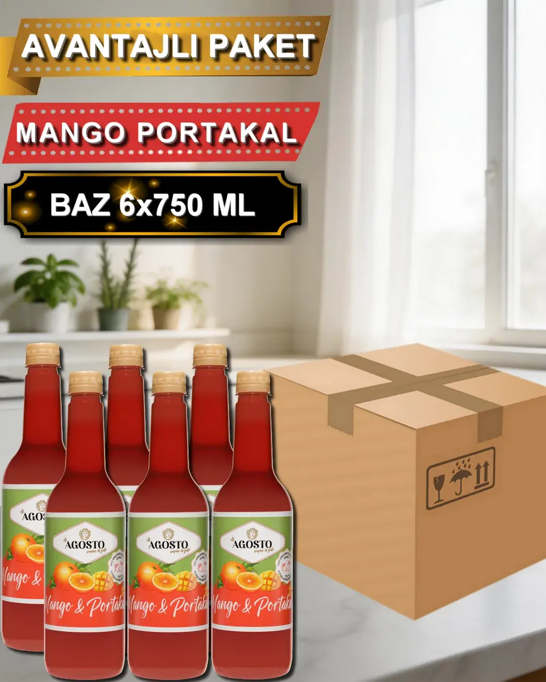 Mango & Portakal Bazı - 750ml - AVANTAJLI KOLİ - (6*750ml)
