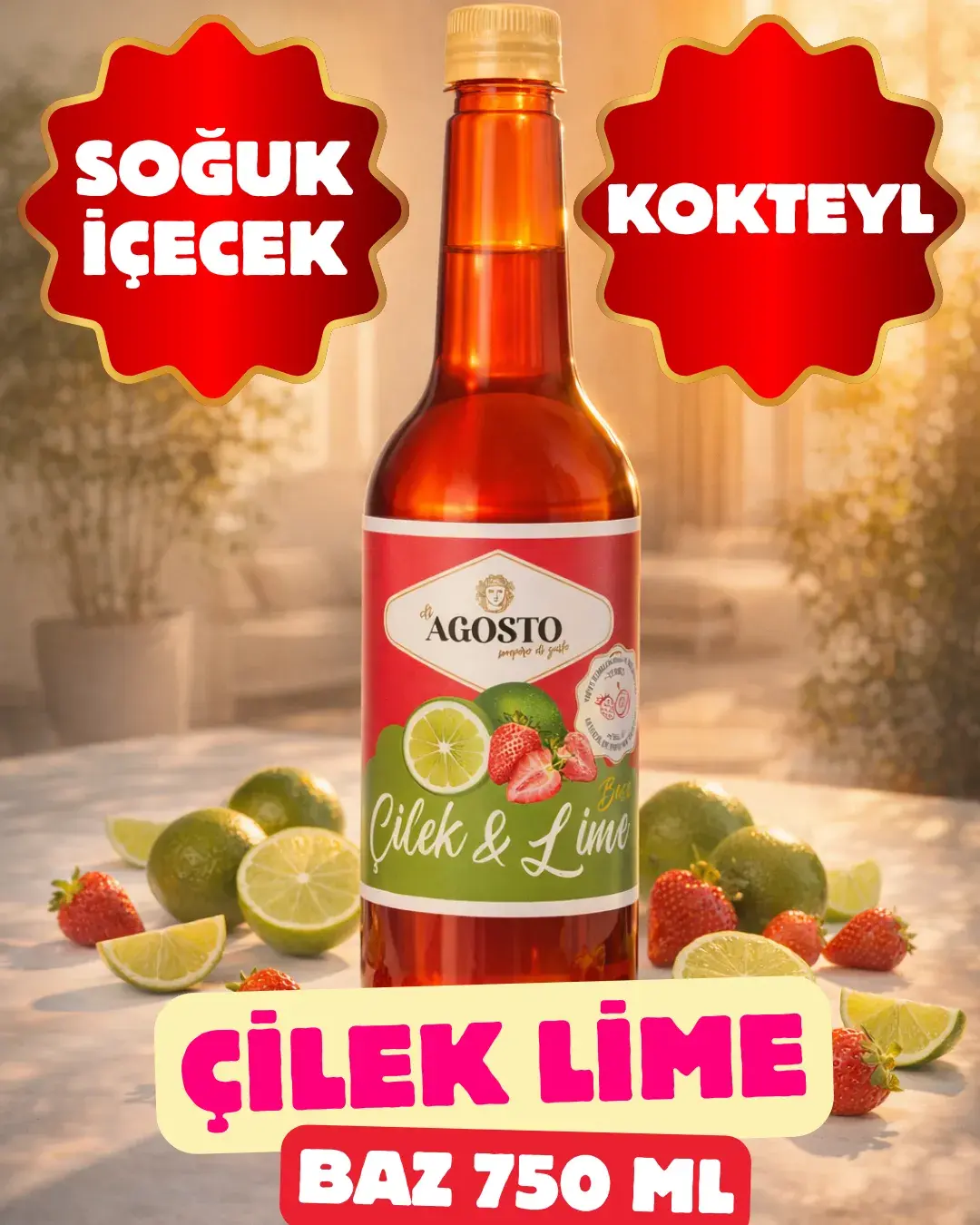 Çilek Lime Bazı - 750ml