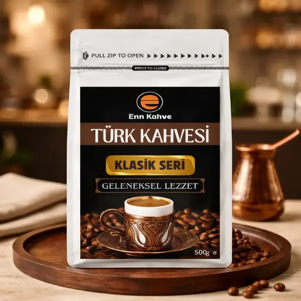 Türk Kahvesi - Klasik Seri - 500gr - Geleneksel Lezzet - AVANTAJLI KOLİ - (24*500gr)