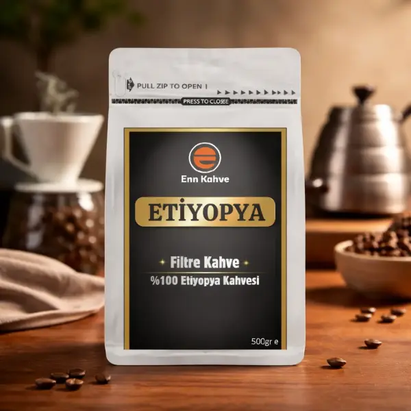 Etiyopya - Filtre Kahve - 500gr | Single Origin - AVANTAJLI KOLİ - (24*500gr)