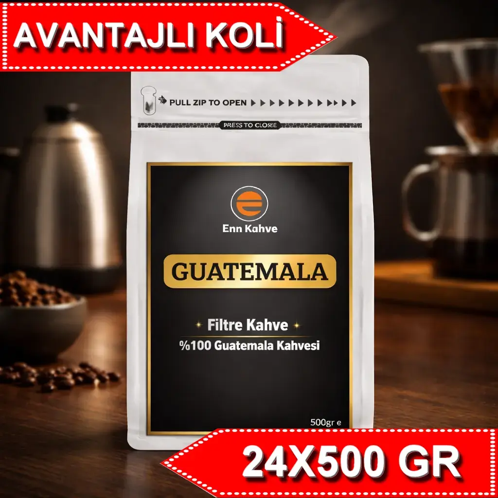 Guatemala - Filtre Kahve  - 500gr | Single Origin - AVANTAJLI KOLİ - (24*500gr)