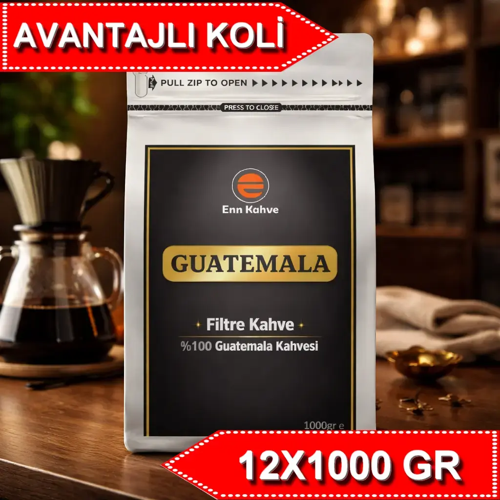 Guatemala - Filtre Kahve  - 1000gr | Single Origin - AVANTAJLI KOLİ - (12*1000gr)