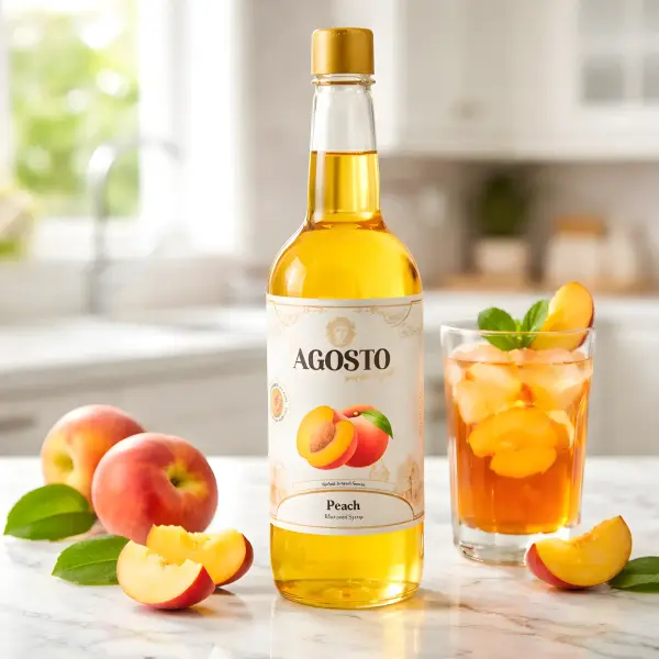 Şeftali Aromalı Şurup 750 ml - AVANTAJLI KOLİ - (6*750ml)