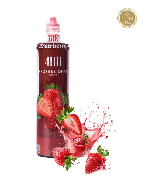 4RR | Çilek Aromalı Şurup | 750 ml