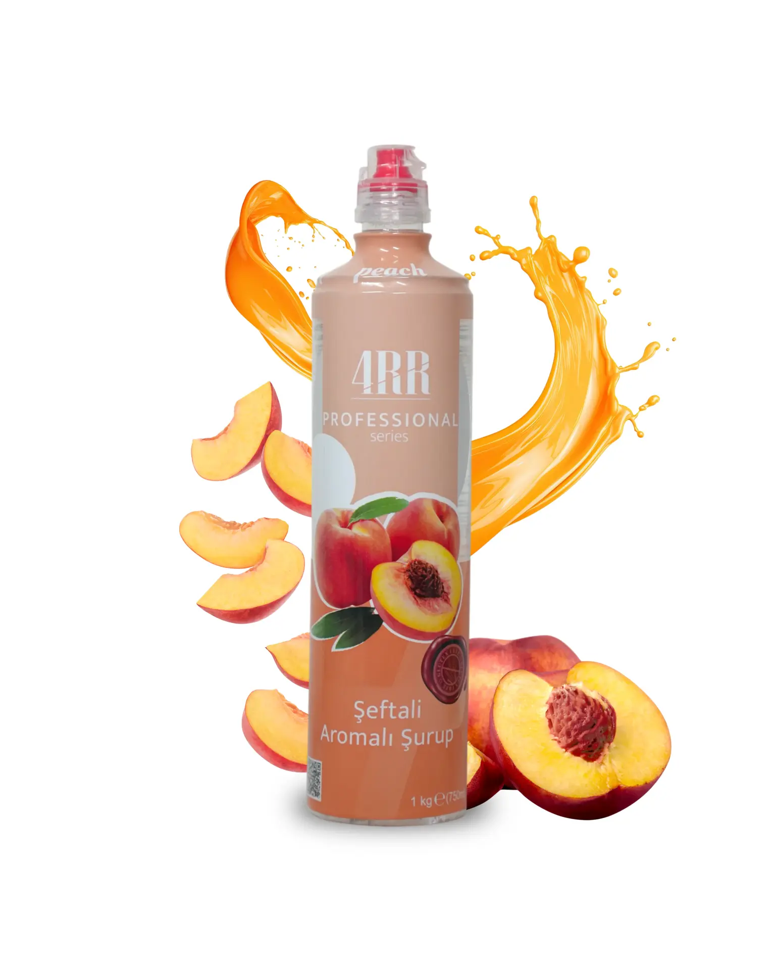 4RR | Şeftali Aromalı Şurup | 750 ml