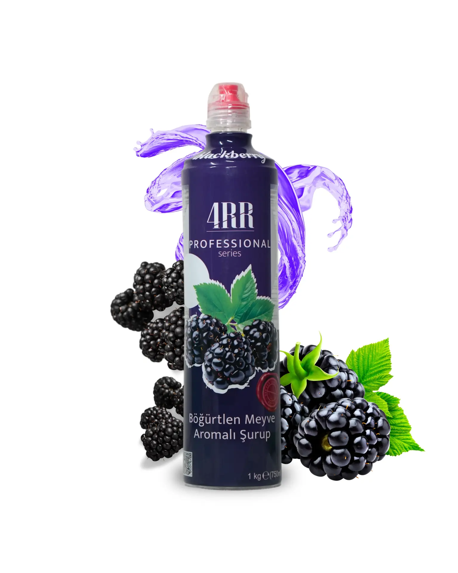 4RR | Böğürtlen Aromalı Şurup | 750 ml