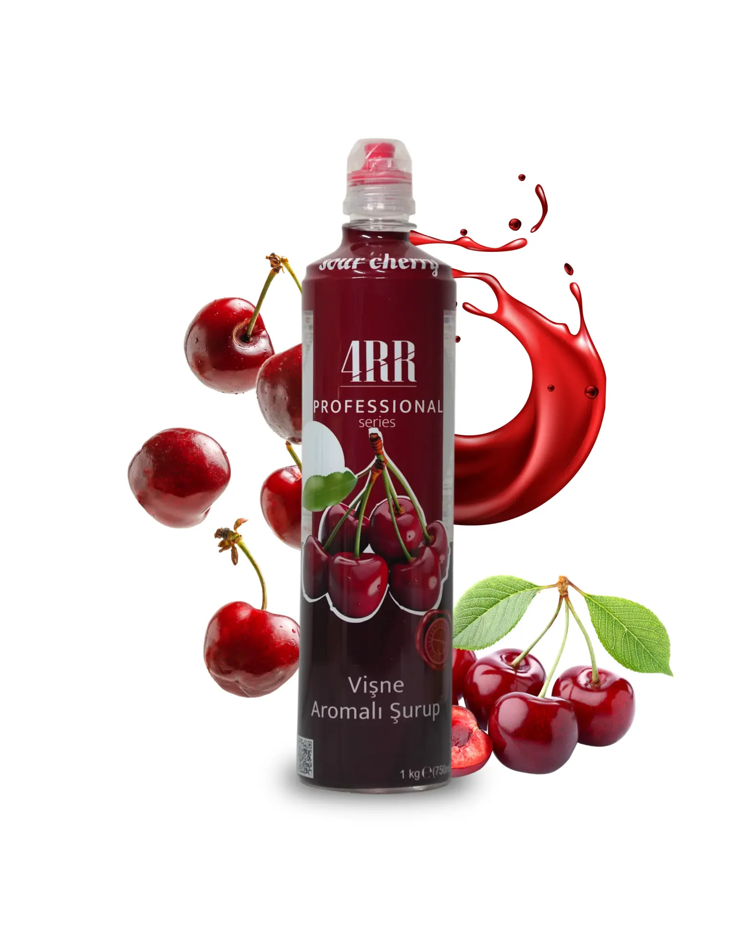 4RR | Vişne Aromalı Şurup | 750 ml