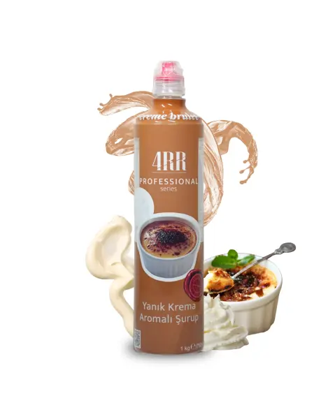 4RR | Yanık Krema Aromalı Şurup | 750 ml